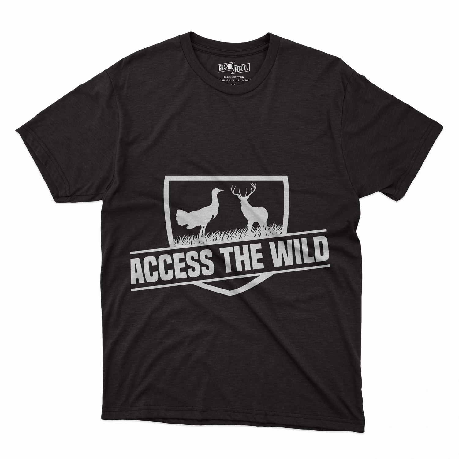 T-shirt Design by Junaid 23 for RJCM LLC dba accesstheWILD  | Design #23968822
