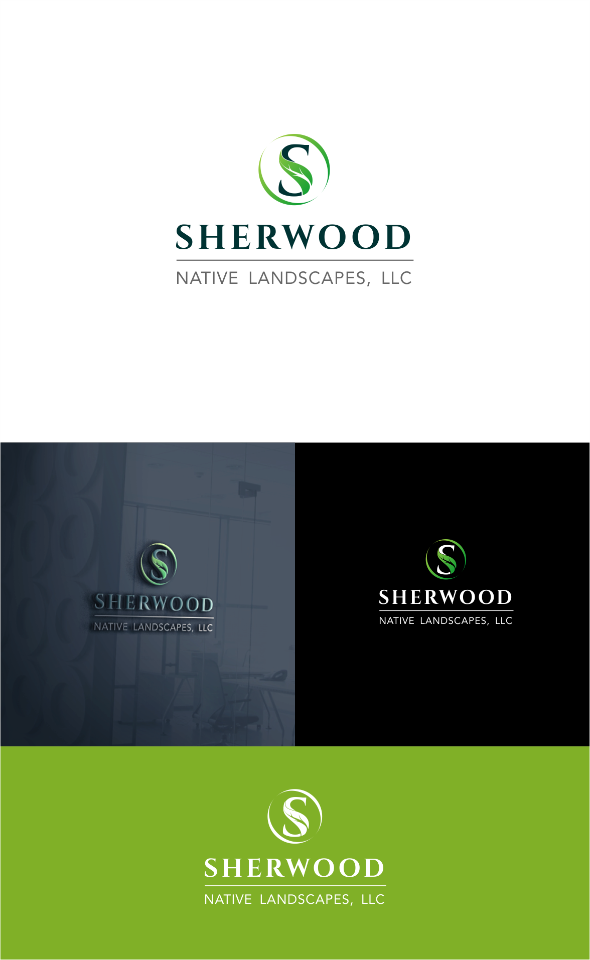 Logo Design by *mary for Sherwood Native Landscapes LLC | Design #23980346