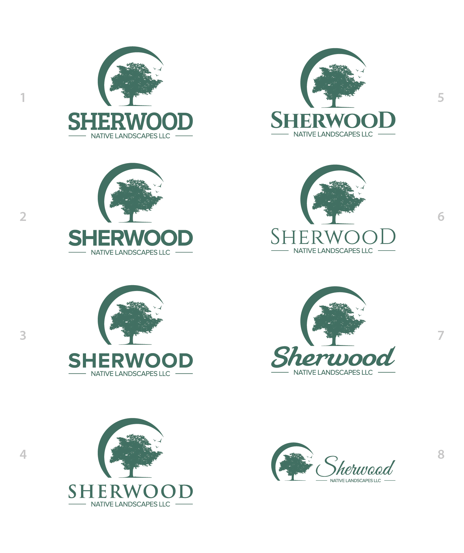 Logo Design by designbysy for Sherwood Native Landscapes LLC | Design #24010475