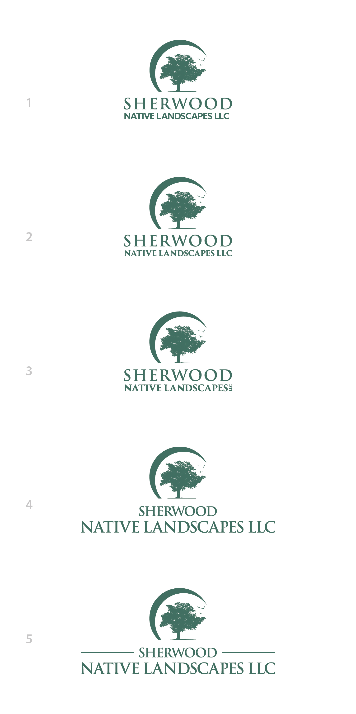 Diseño de Logo por designbysy para Sherwood Native Landscapes LLC | Diseño #24011480