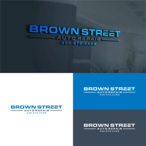 Brown Street Auto Repair  330-870-CARS | Design de Logo par tejo