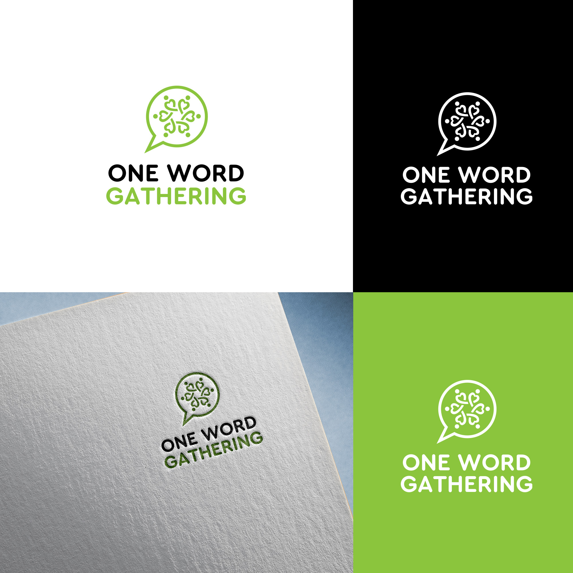Logo Design by MarkazAlrusumatOfficial for One Word Gathering | Design #24010249
