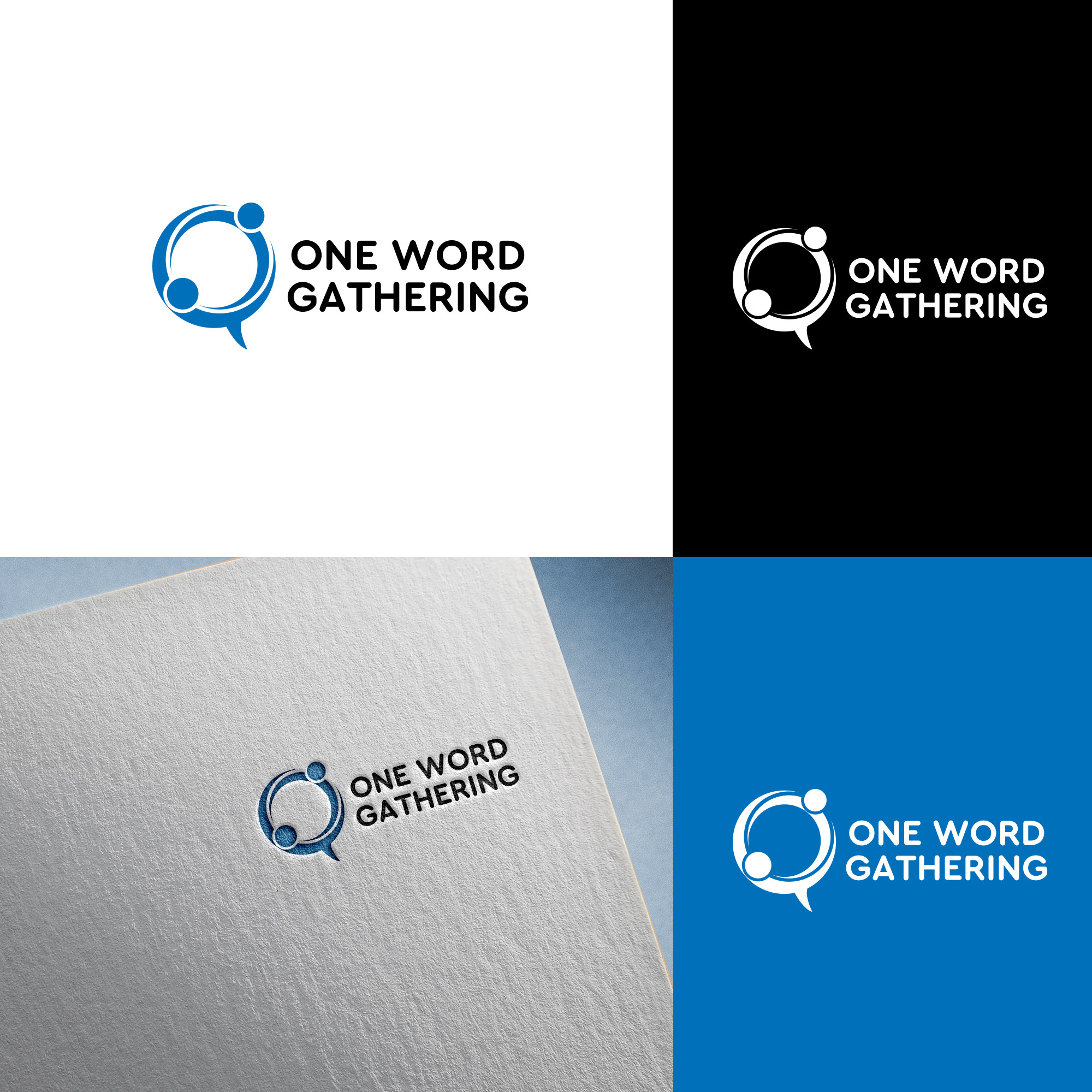 Logo Design by MarkazAlrusumatOfficial for One Word Gathering | Design #24010250