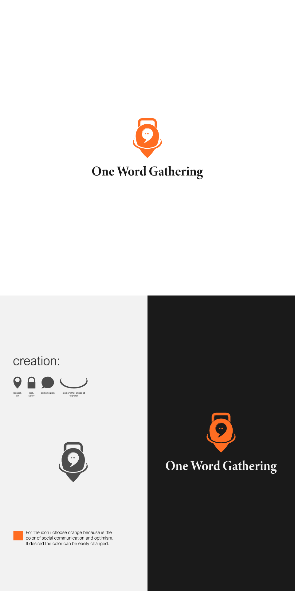 Logo Design by vcercelariu.design for One Word Gathering | Design #23981688
