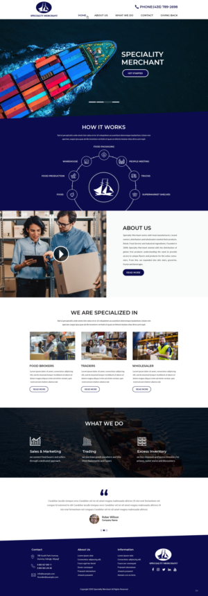 Web Design by pb for this project | Design: #23988707