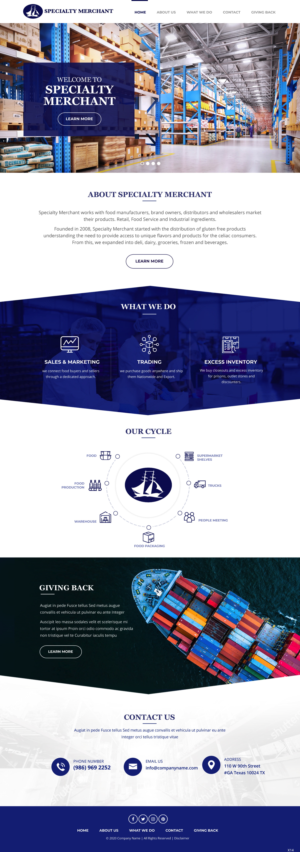Web Design by pb for this project | Design: #23988748