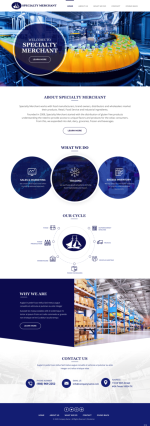 Web Design by pb for this project | Design: #23988758