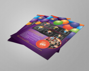 VIRTUAL KIDS PARTIES for ages 3-10 years  | Flyer Design by banedsgn