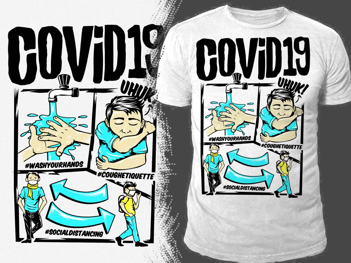T-shirt Design by Falih A for Hash Tag Tees | Design #23977663