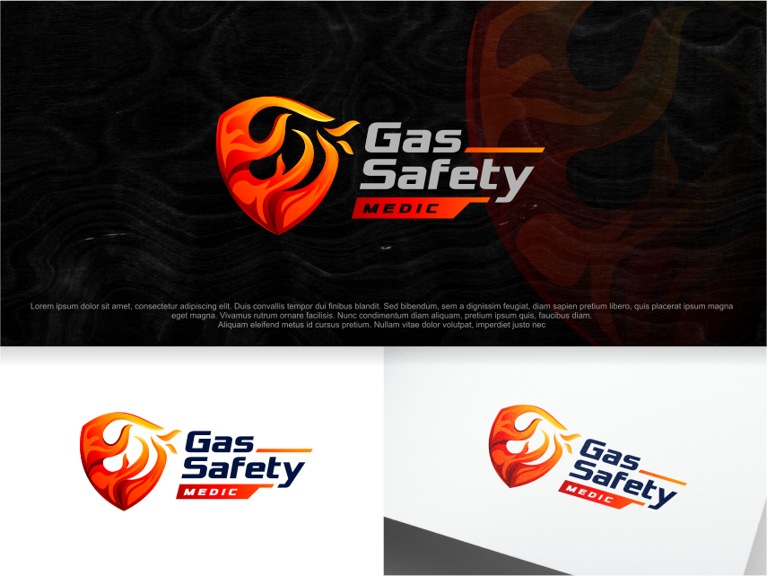 Logo-Design von artswolf für Gas safety medic | Design #23996483
