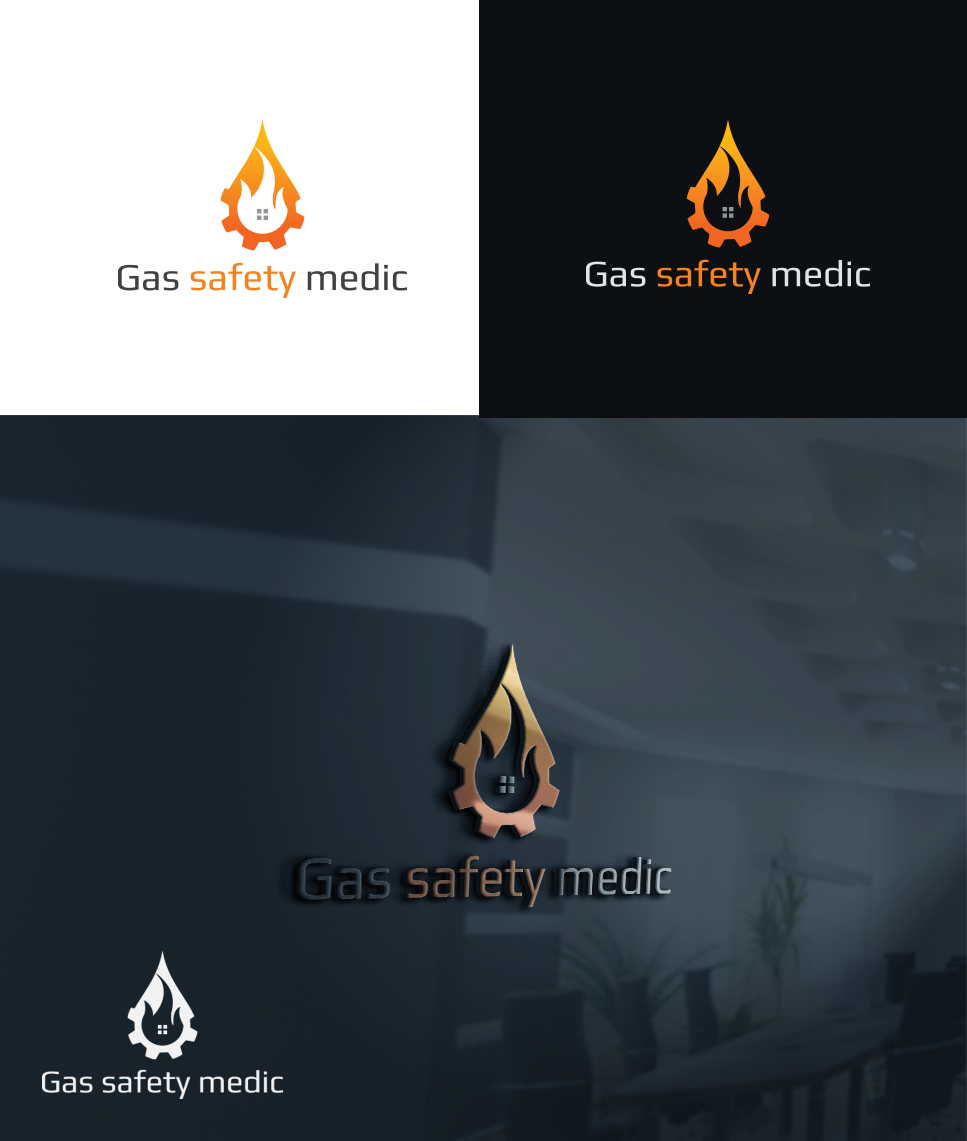 Logo Design by AL-BARAKAH for Gas safety medic | Design #23981807