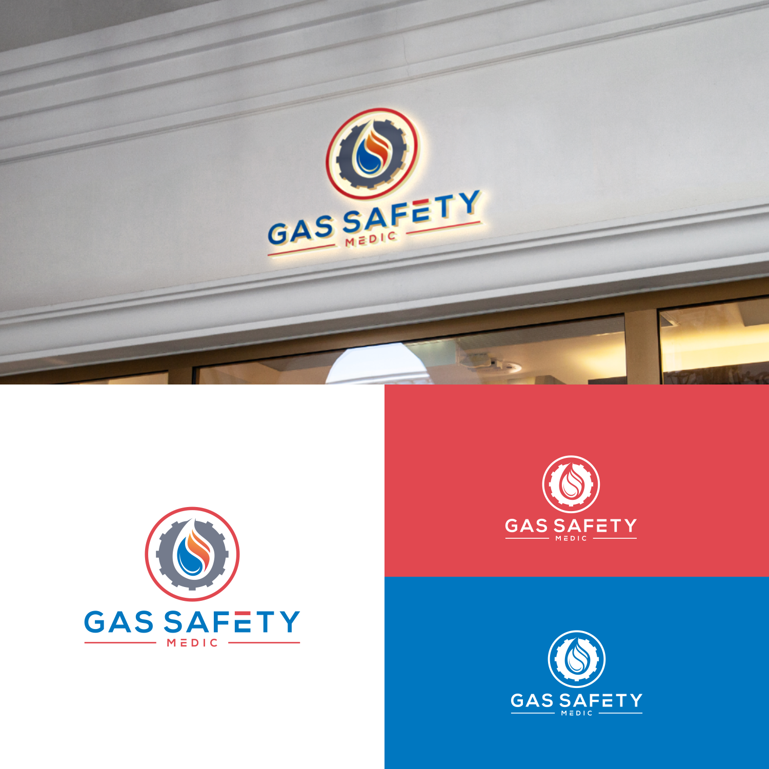 Logo-Design von art0_MORO für Gas safety medic | Design #23984614