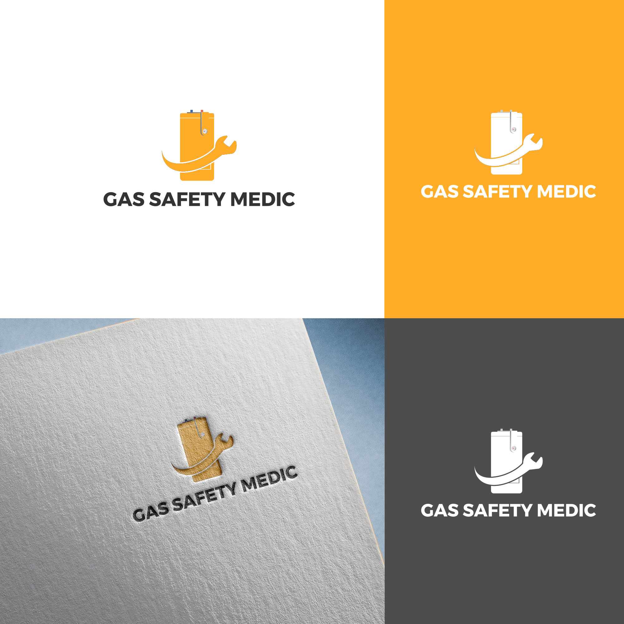 Logo-Design von MarkazAlrusumatOfficial für Gas safety medic | Design #24027314