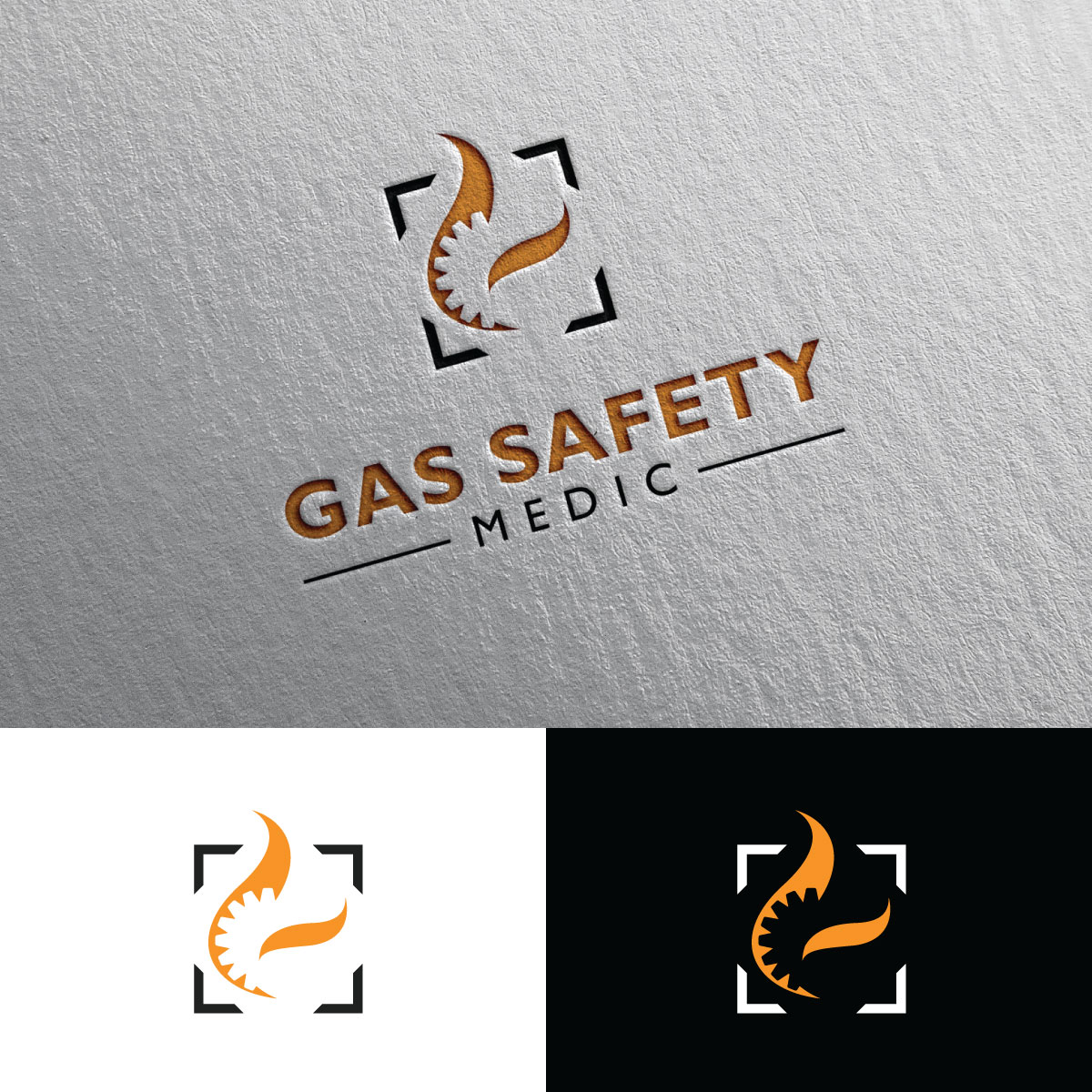 Logo-Design von Rii für Gas safety medic | Design #23978158