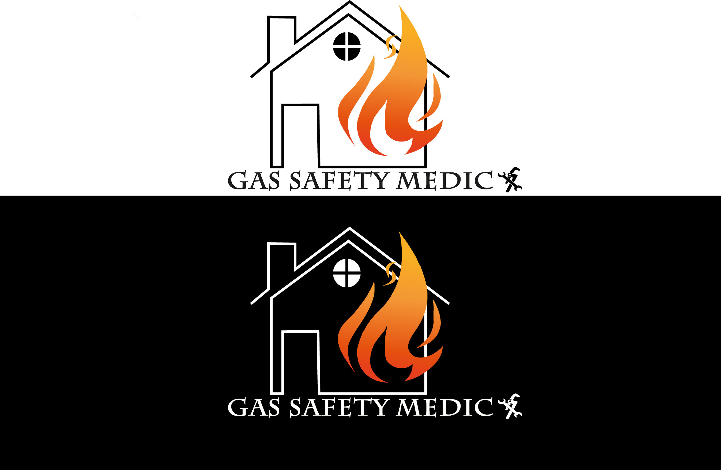 Logo Design by Nayanajith 3 for Gas safety medic | Design #23993313
