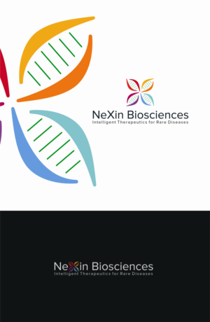 NeXin Biosciences,   Intelligent Therapeutics for Rare Diseases | Diseño de Logo por dorna 2