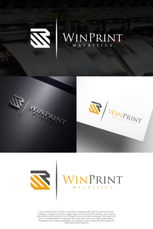 WinPrint & Promotions  Mauritius | Logo Design by laba tiada henti