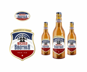Wicked Brother Brewing | Design Étiquette par ThomS