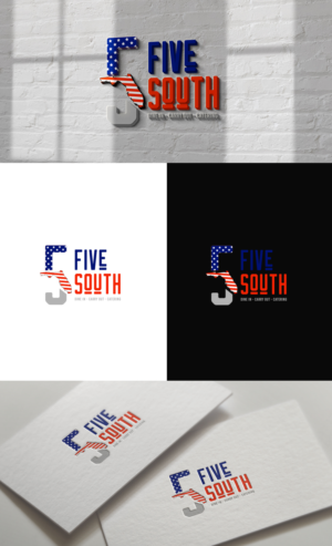 Five South  Dine in - Carry out - catering | Logo Design by GLDesigns