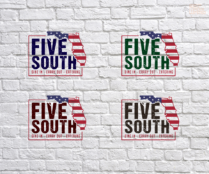 Five South  Dine in - Carry out - catering | Design de Logo par step forward 2