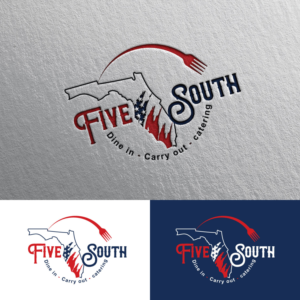 Five South  Dine in - Carry out - catering | Logo Design by Rii