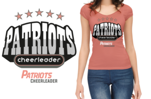 Event-Shirt Patriots Cheerleader | T-Shirt-Design von Al Pech