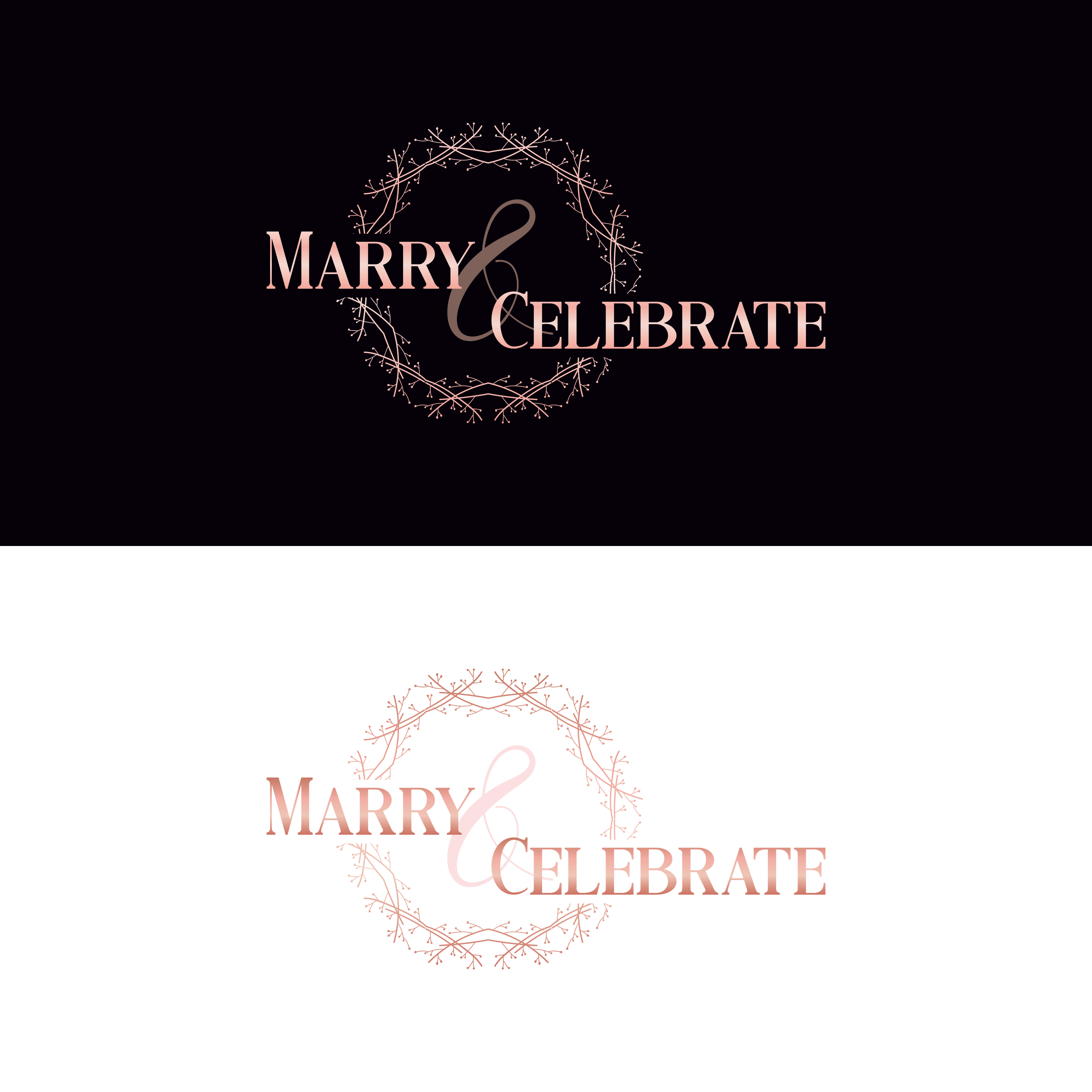 Logo Design by 4AD for Marry & Celebrate  | Design #23984872