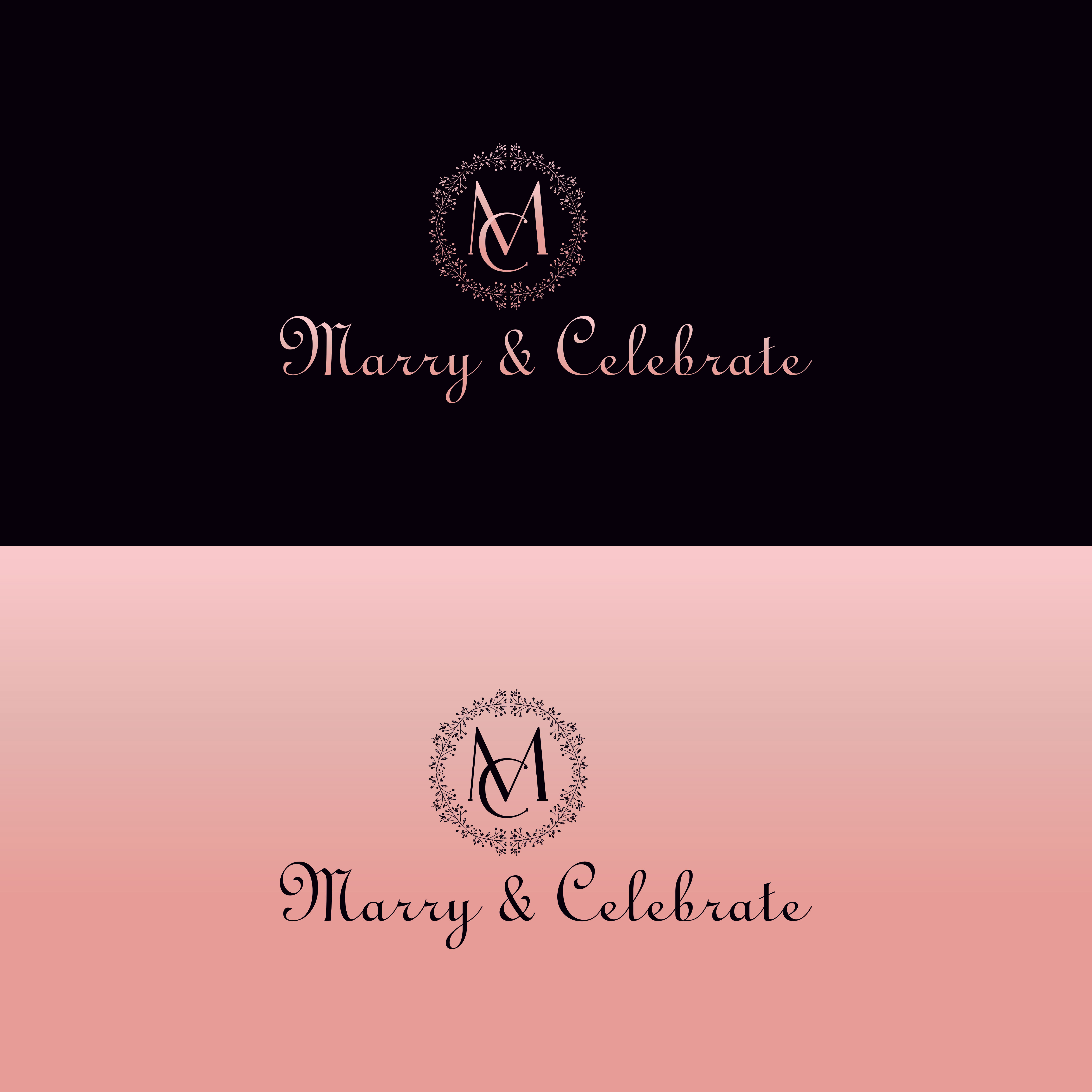 Logo Design by 4AD for Marry & Celebrate  | Design #23984915