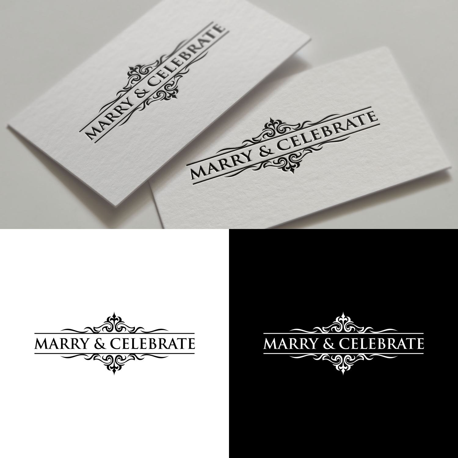 Logo Design by tejo for Marry & Celebrate  | Design #23983394