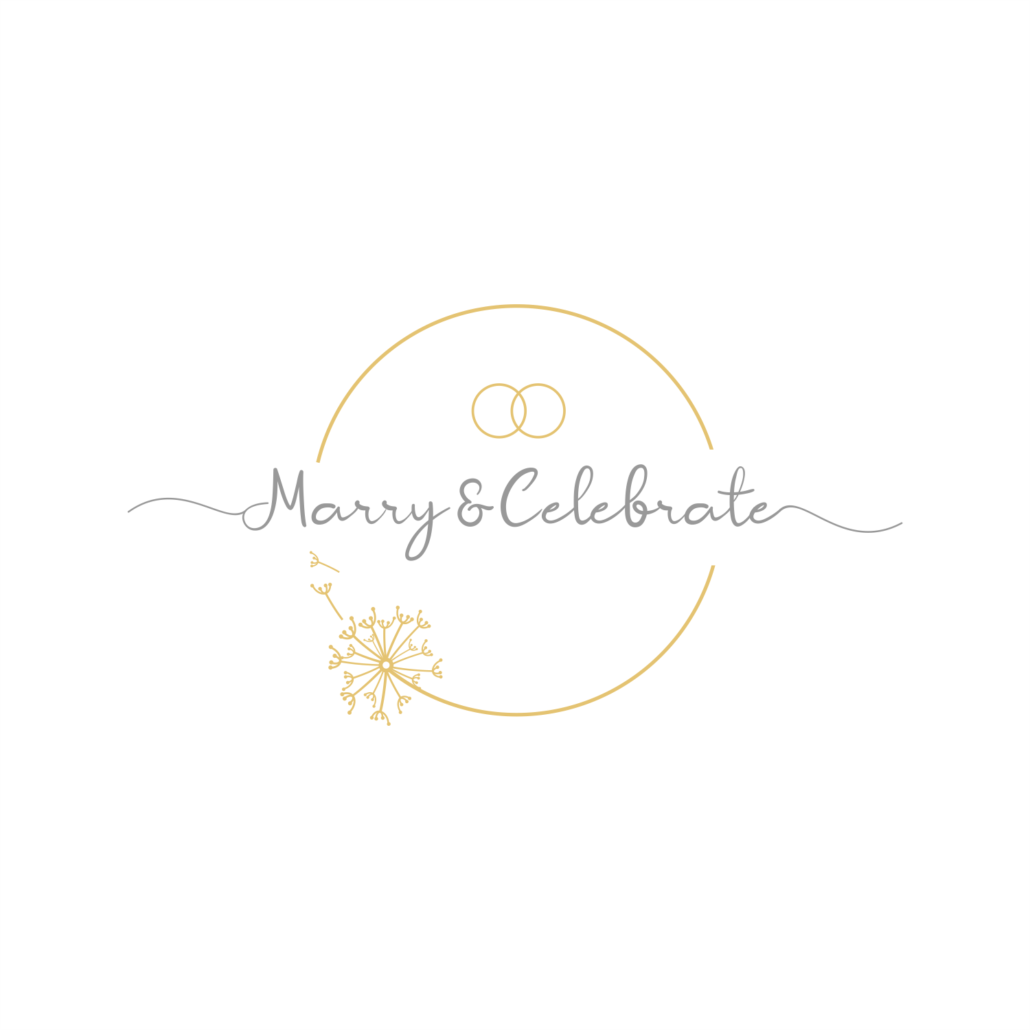 Logo Design by ThiagoB for Marry & Celebrate  | Design #23986870