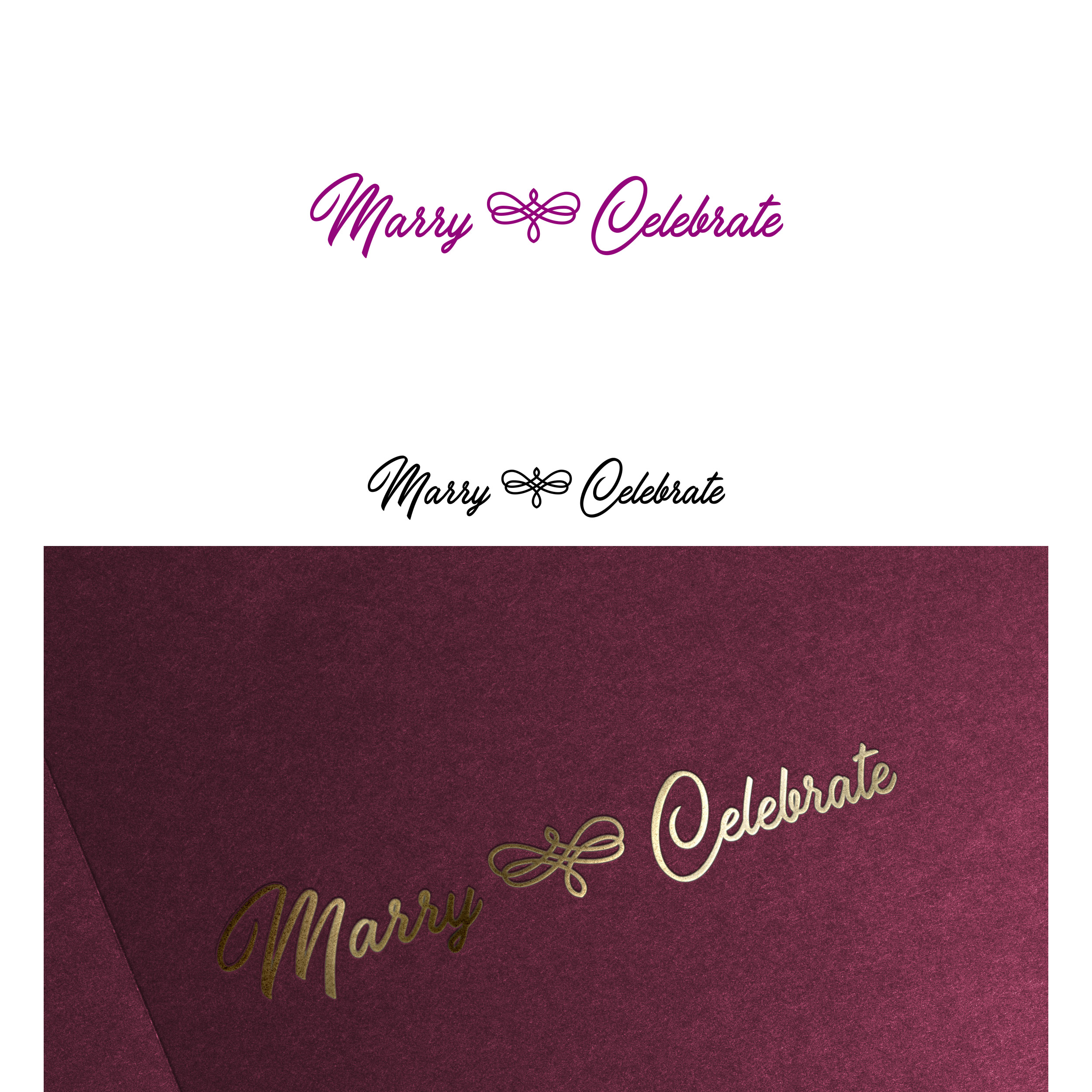 Logo Design by Joca Prado for Marry & Celebrate  | Design #23989698
