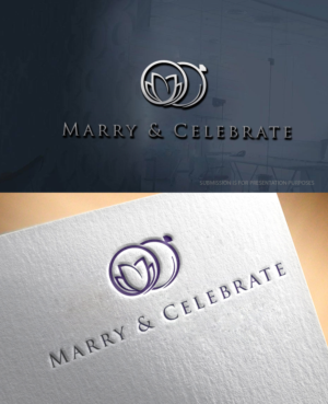 Logo Design by graphicevolution for Marry & Celebrate  | Design: #23986799