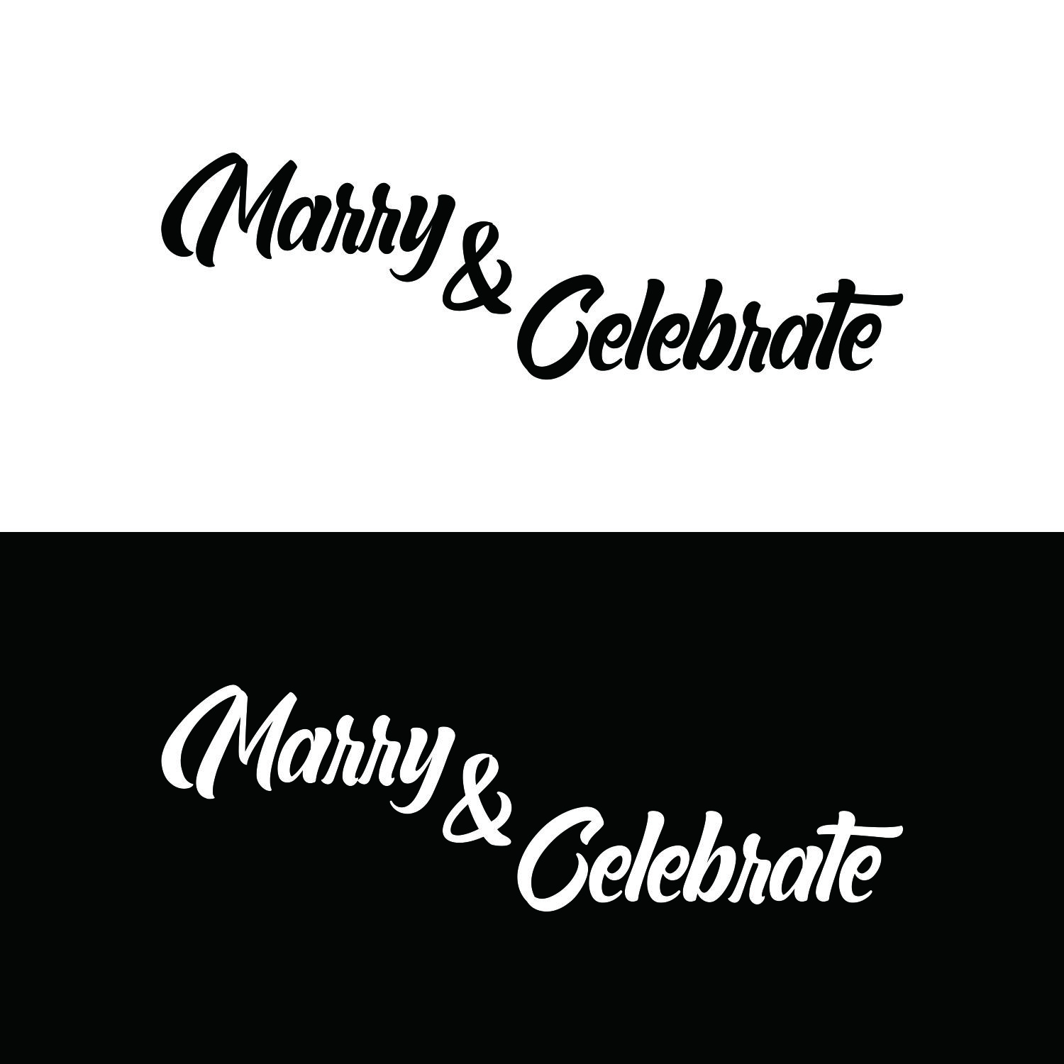 Logo Design by Pangestu 9 for Marry & Celebrate  | Design #23983690