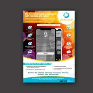 Design of a Job Advert to inspire people to join our movement | Graphic Design by aspiremedia
