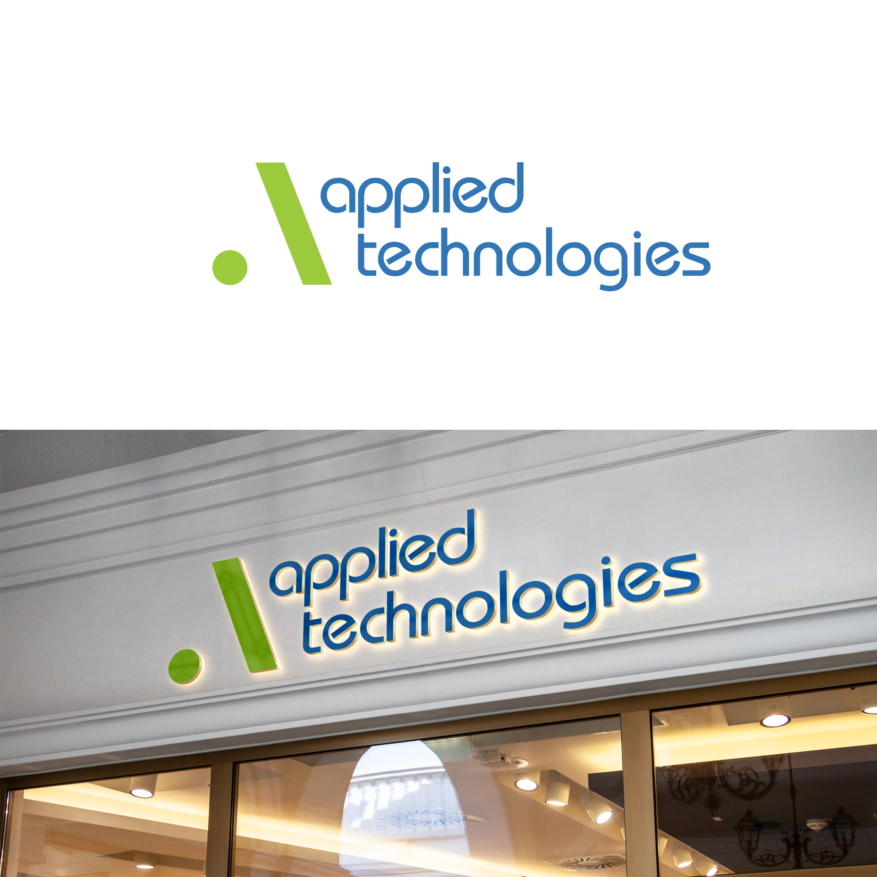 Diseño de Logo por Art of Joy para applied technologies GmbH | Diseño #23990738