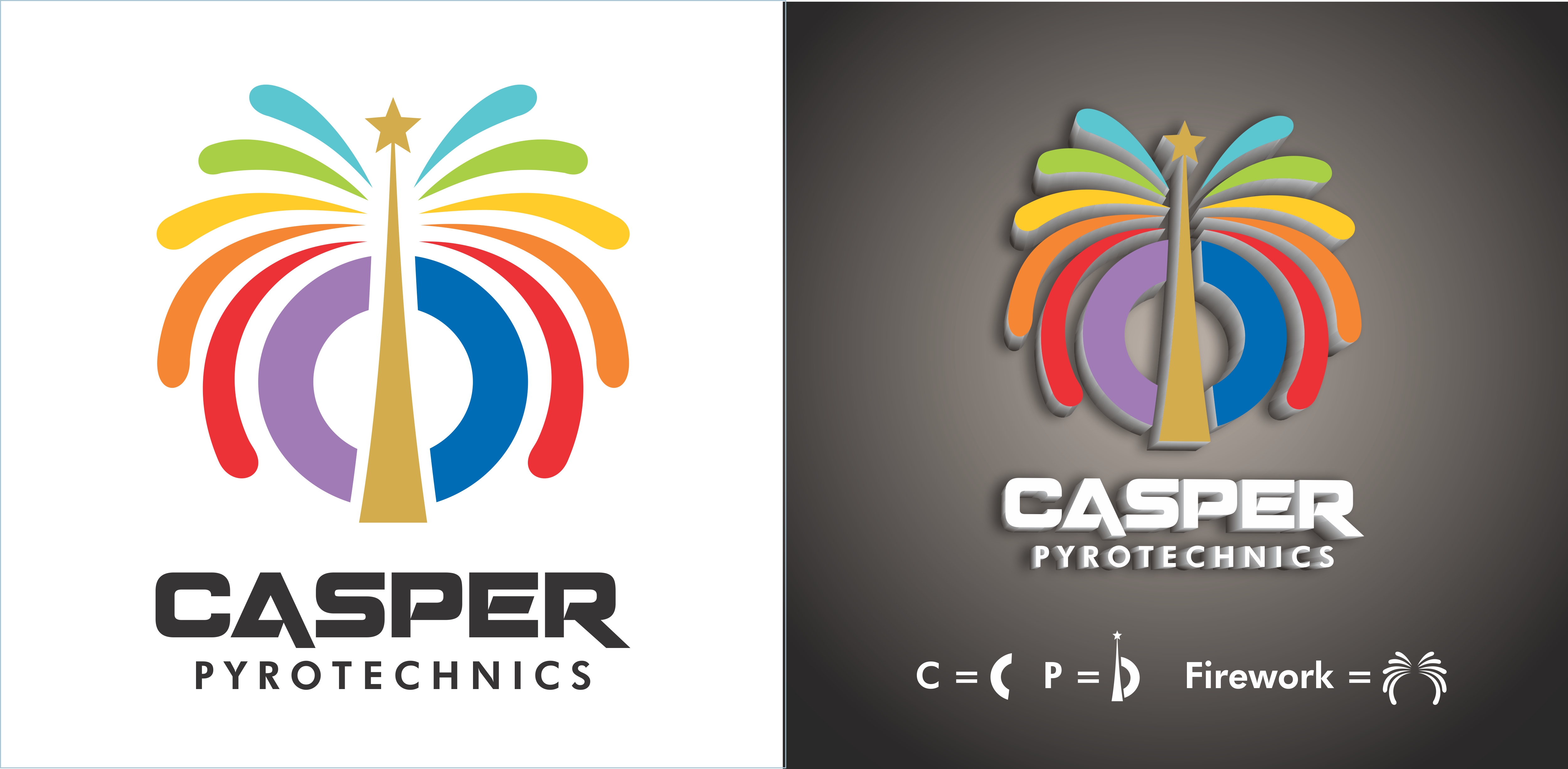 Logo Design by nagamin for Casper Pyrotechnics | Design #24048270