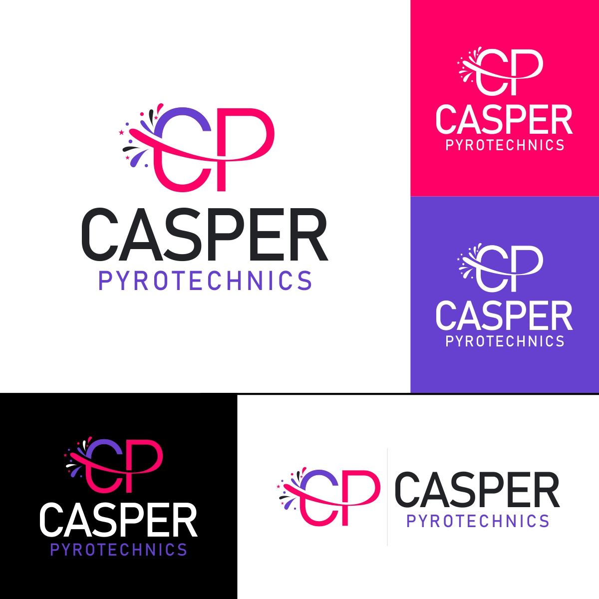 Logo Design by fly  design for Casper Pyrotechnics | Design #23991093