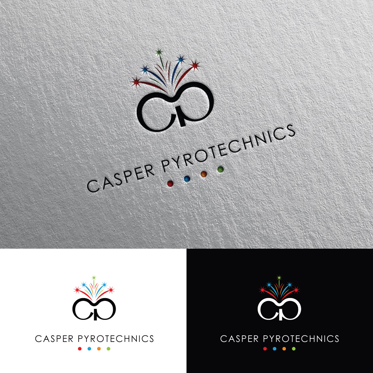 Logo Design by Rii for Casper Pyrotechnics | Design #23992566