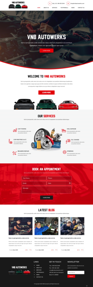 Web Design by pb for VNB DZN | Design: #23996578
