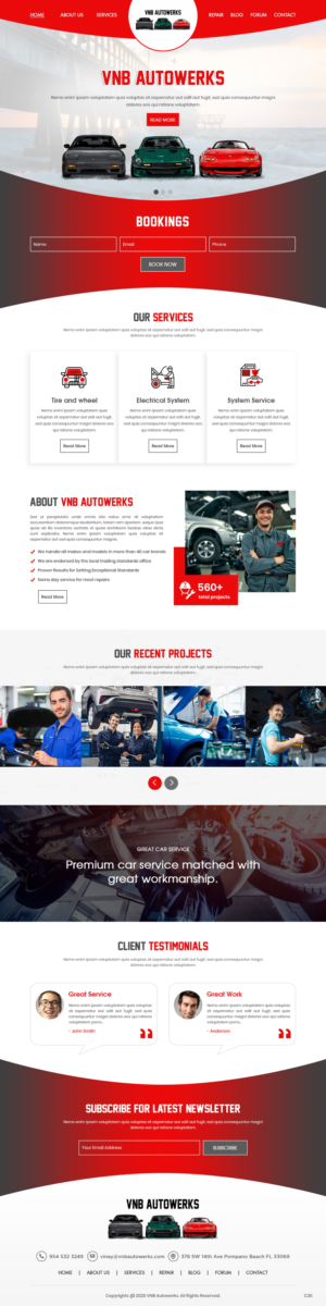 Diseño Web por pb para VNB DZN | Diseño: #23996581