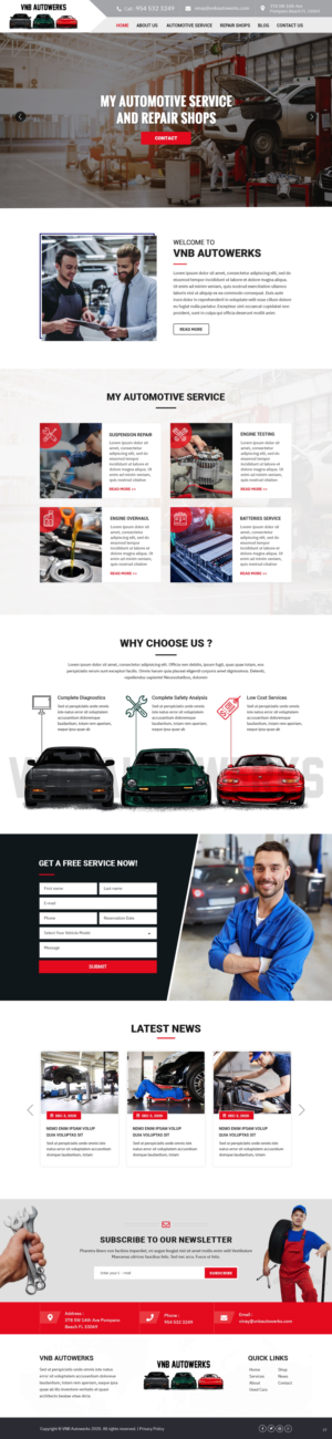 Diseño Web por pb para VNB DZN | Diseño: #23996582
