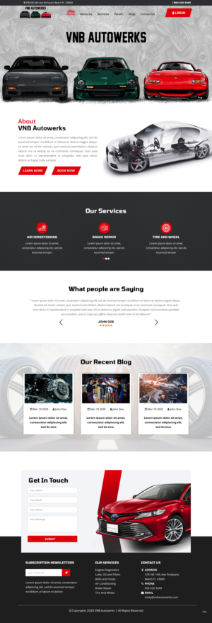 Diseño Web por pb para VNB DZN | Diseño: #23996585