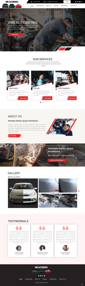 Diseño Web por pb para VNB DZN | Diseño: #23996586