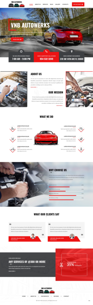 Diseño Web por pb para VNB DZN | Diseño: #23996587