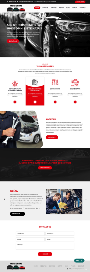 Diseño Web por pb para VNB DZN | Diseño: #23996595