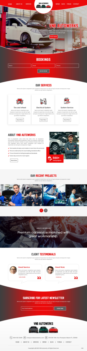 Diseño Web por pb para VNB DZN | Diseño: #23996596