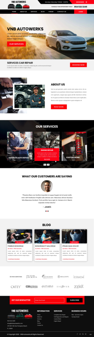 Diseño Web por pb para VNB DZN | Diseño: #24004996