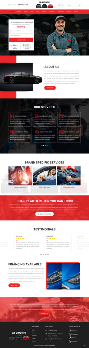 Diseño Web por pb para VNB DZN | Diseño: #24005001