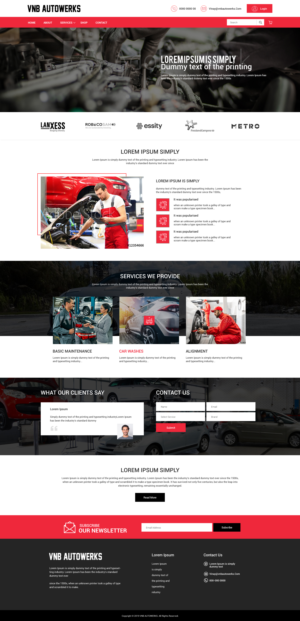 VNB Autowerks Automotive Repair and Service Shop | Diseño Web por logoQ