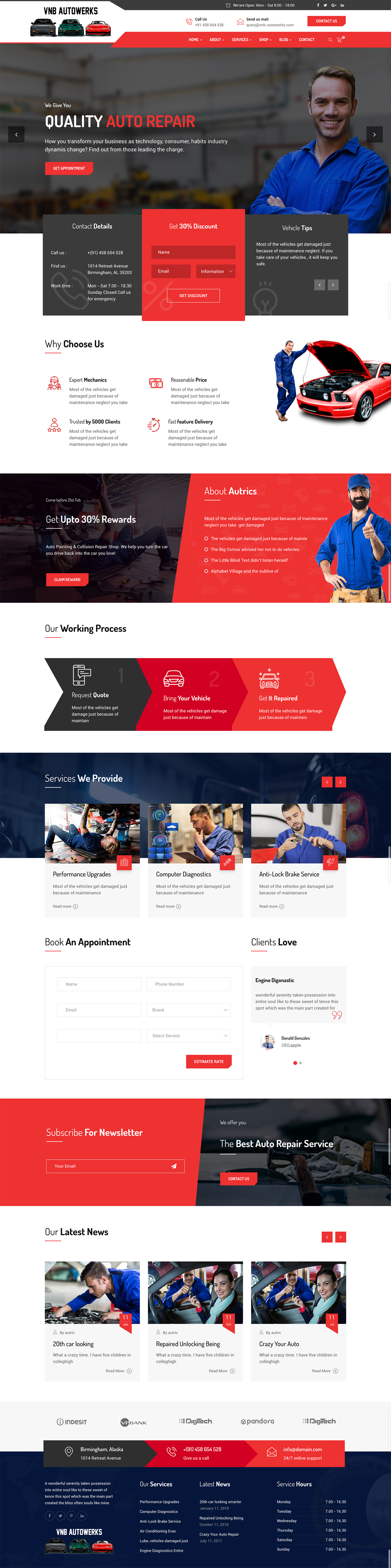 Web Design by Titan Solbiz for VNB DZN | Design #24043369